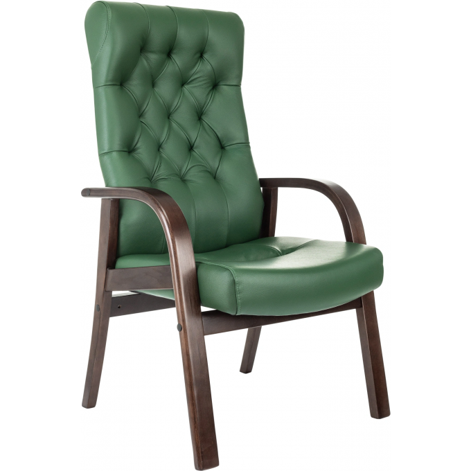 Кресло БЮРОКРАТ T-9928WALNUT-CF зеленый T-9928WALNUT-CF/GN