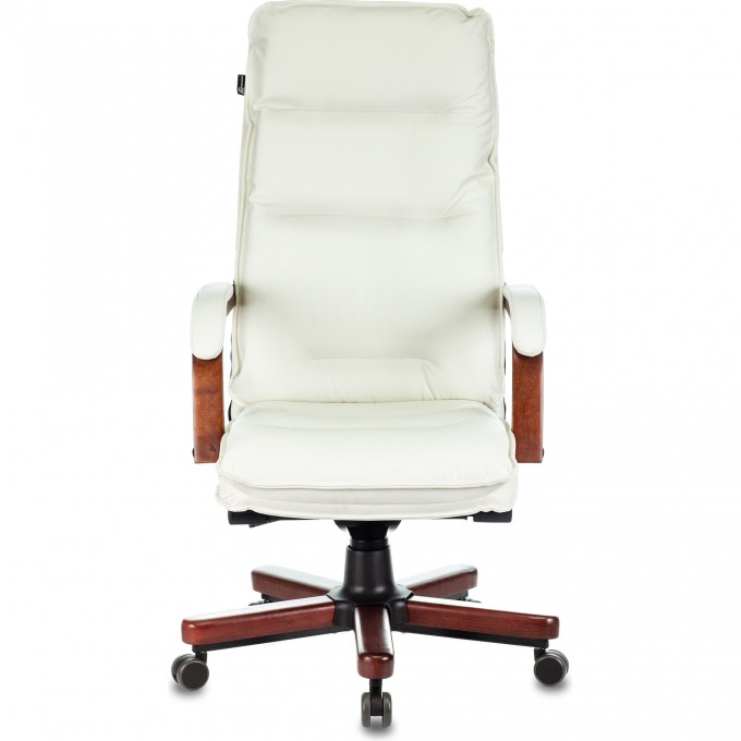 Кресло БЮРОКРАТ T-9927WALNUT слоновая кость T-9927WALNUT/IV-LTHR Кресло БЮРОКРАТ T-9927WALNUT слоновая кость T-9927WALNUT/IV-LTHR