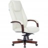 Кресло руководителя БЮРОКРАТ T-9923WALNUT слоновая кость, кожа T-9923WALNUT/IVORY