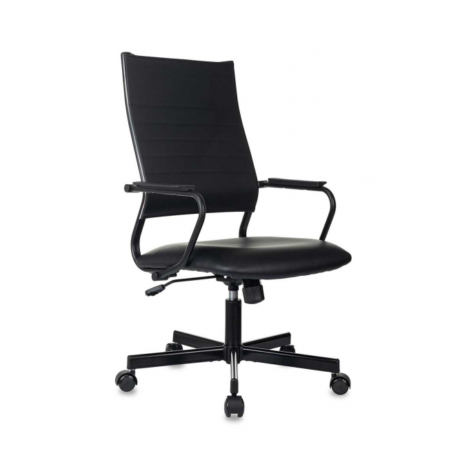 Кресло руководителя БЮРОКРАТCH BALANCE черный экокожа CH BALANCE B-PU