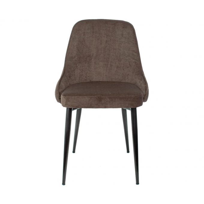 Стул БЮРОКРАТ KF-5 LIGHT 10 коричневый металл черный на ножках KF-5/LT-10_AGAVA