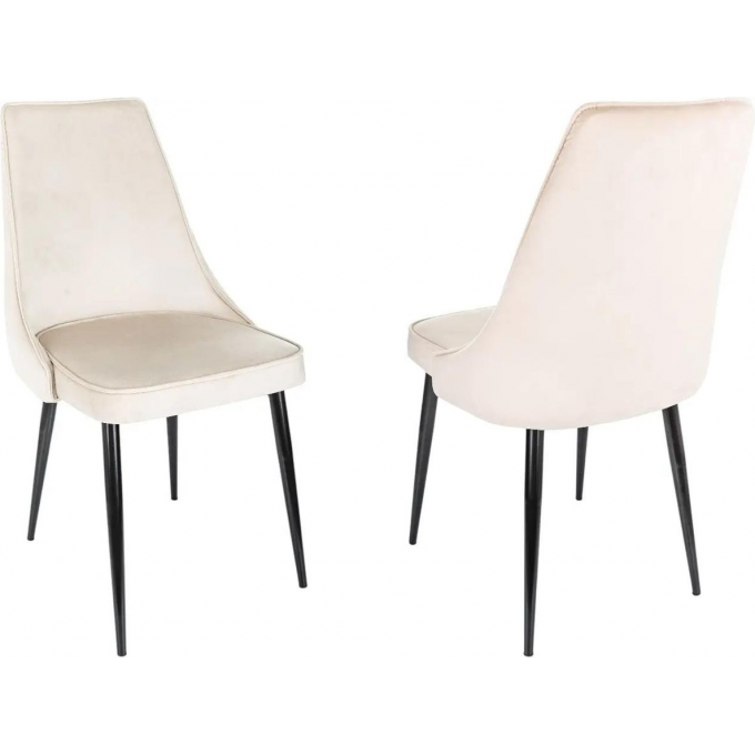 Стул для дома БЮРОКРАТ CH-K4 бежевый, комплект 2шт CH-K4_1/HL07_2