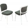Стул для кухни БЮРОКРАТ KF-8W_2 серый, металл белый, комплект 2шт